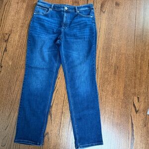 J. Jill Classic Indigo Straight Leg Jeans